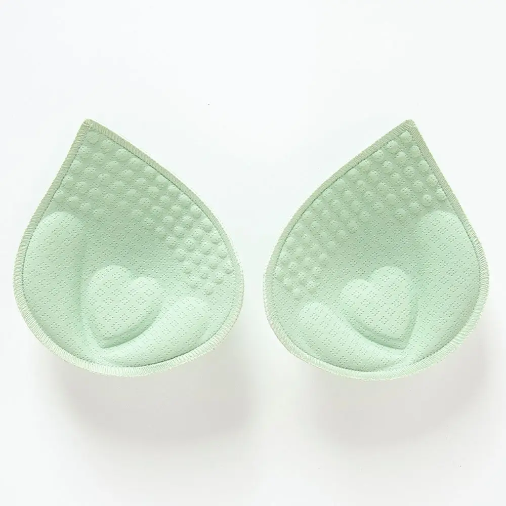 

Lingerie Water Drop Shape Reusable Bikini Padding Inserts Breast Bra Inserts Women Clothes Accessories Chest Cups Pad