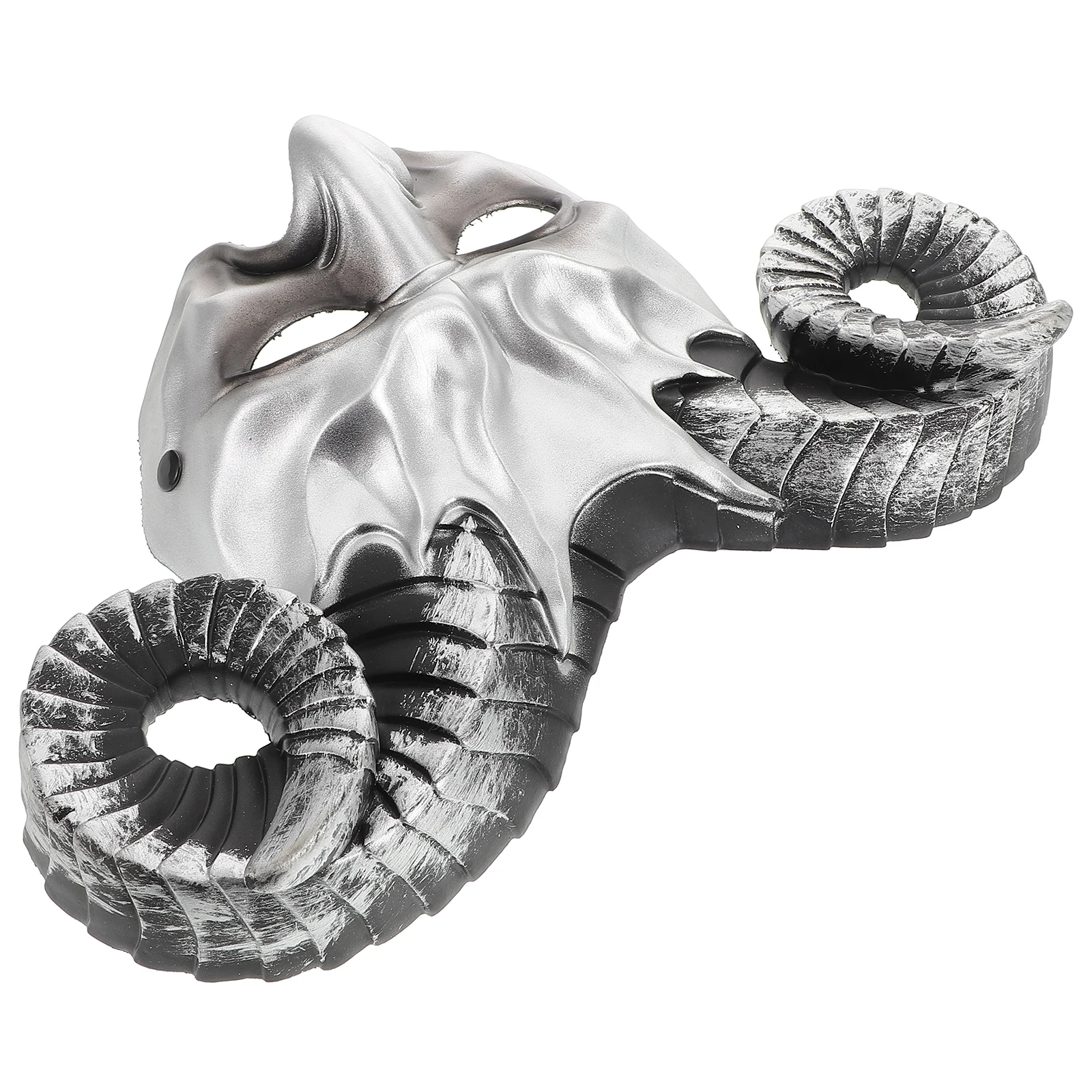 

Animal Masquerade Mask Horn Cosplay Masks Boys Silver Plastic Costume for Men Man