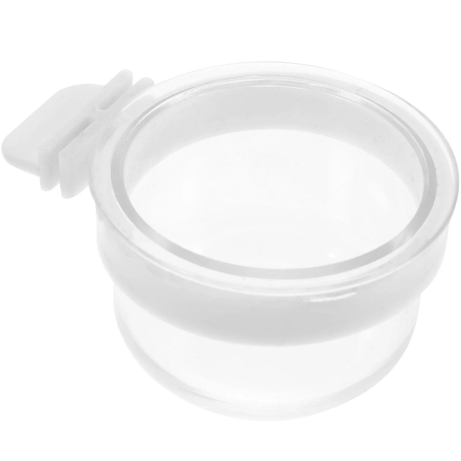 

Removable Clear Bowl Parrot Water Feeder Easy Hanging Bird Cage PVC Reusable Pet Supplies Cockatiels Food Container