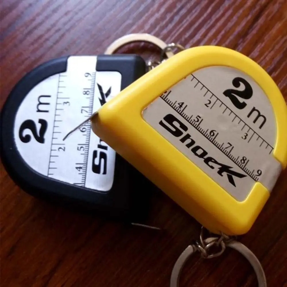 No Measuring Function Shock Tape Measure Joke Gadget Interactive Electric Prank Interesting Portable Key Chain