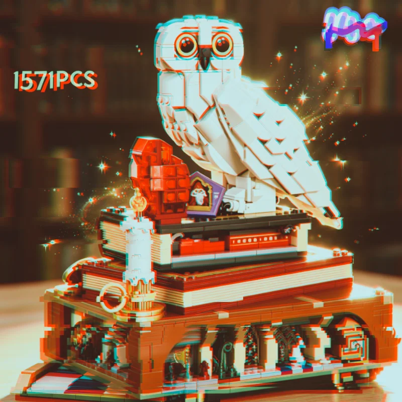 Direct Fast Ship 1571PCS Collectors' Edition Magic Stone Building Block Construction Kit Model Toys Birthday Gift for Movie Fans