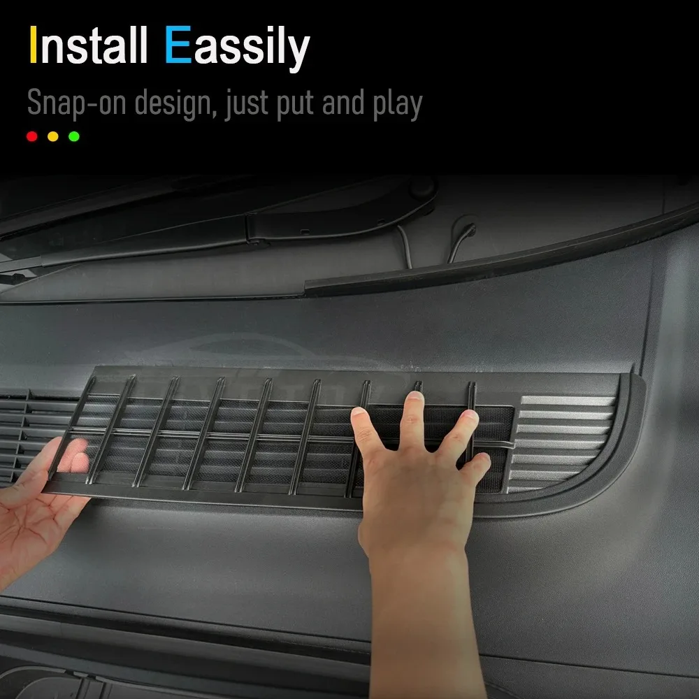 Car Inner Vent Grille Bumper Anti Insect Net Air Inlet Anti Dust Proof Cover For Tesla 2025 New Model Y Juniper Accessories