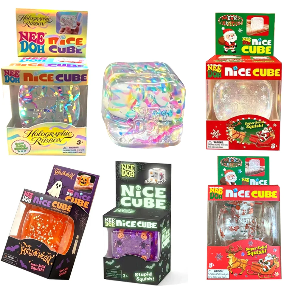 @Needoh Holografisches Band zum Drücken, sensorisch, bunt, knetbar, dehnbar, zur Angstlinderung, ADHS, Fidget, Freizeit, Geschenk für Erwachsene