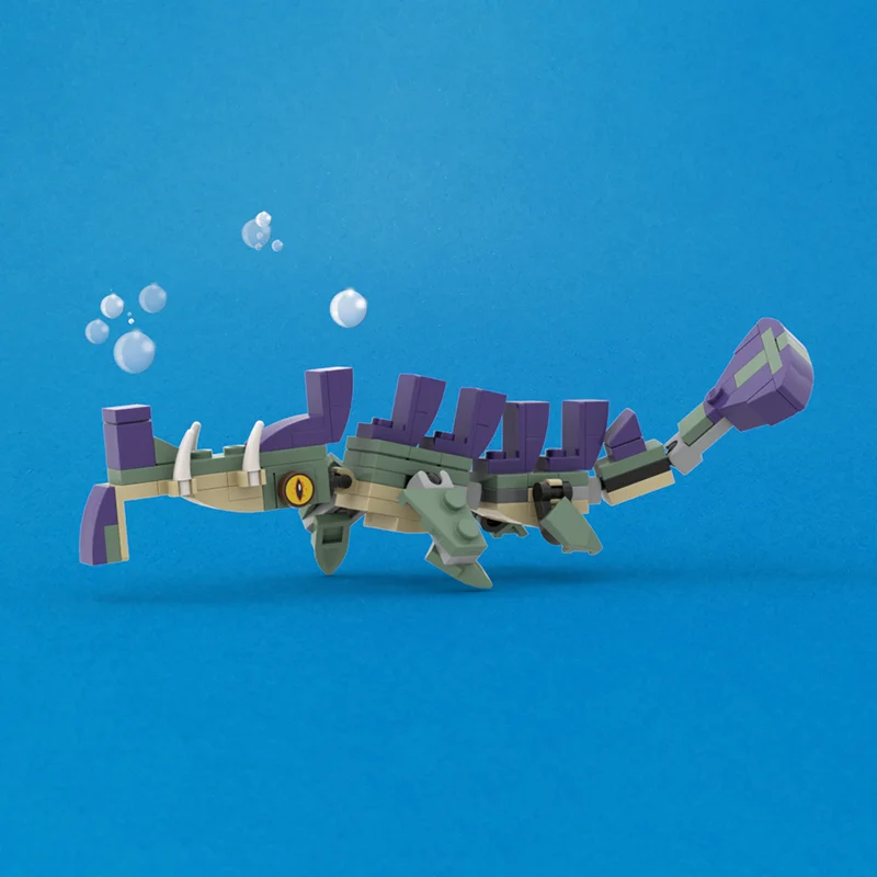 105 قطعة MOC المطارد Subnautica نموذج اللبنات العمارة تجميع DIY بها بنفسك التعليم هدية الكريسماس ألعاب مكعبات عيد ميلاد الاطفال #4