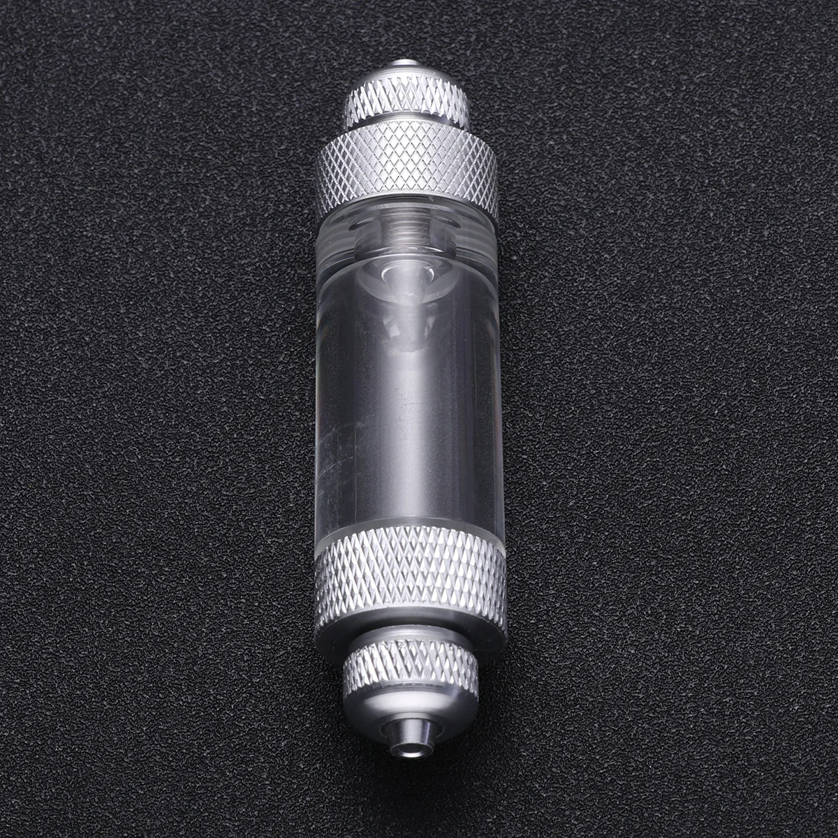 

Dioxide Bubble Counter Double Head Co2 Diffuser Non-Return Valve For Aquarium Plant Tools Conter For Dioxide Silver