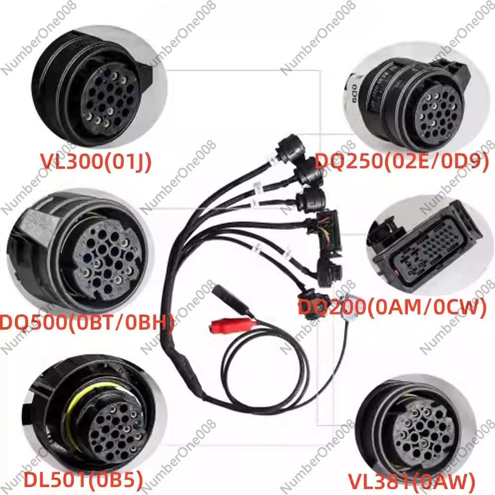2025 Gearbox Adapter Cables Read Write Programmer For DSG DQ250 DQ200 VL381 VL300 DQ500 DL501 Auto Transmission Tool