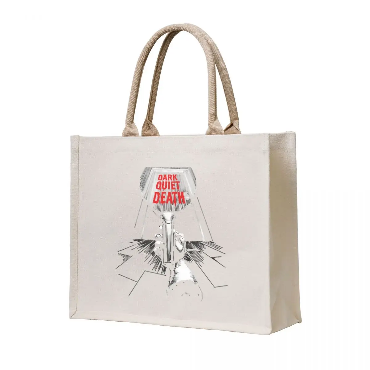 

Dark Quiet Death Tote Bag shopper bag women tote bag men reusable grocery bags