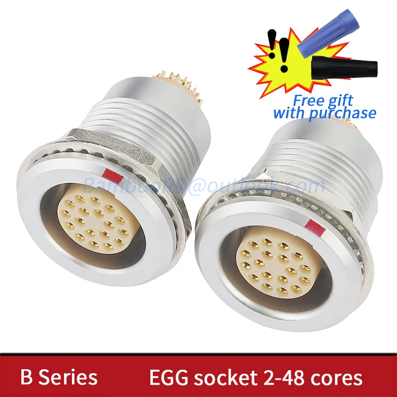 EGG.00.302 EGG.0B Złącze samozaciskowe typu push-pull ECG EHG EGG 2-pinowe 3-pinowe 4-pinowe 5-pinowe 6-pinowe 7-pinowe 9-pinowe 12-pinowe gniazdo żeńskie EEG