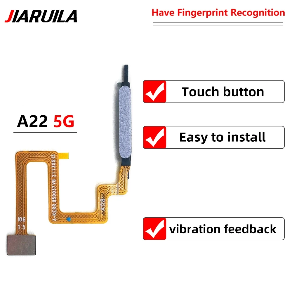 Fingerprint Sensor Scanner Touch ID Connection Flex For Samsung A22 4G A13 5G Power Button Recognition Function