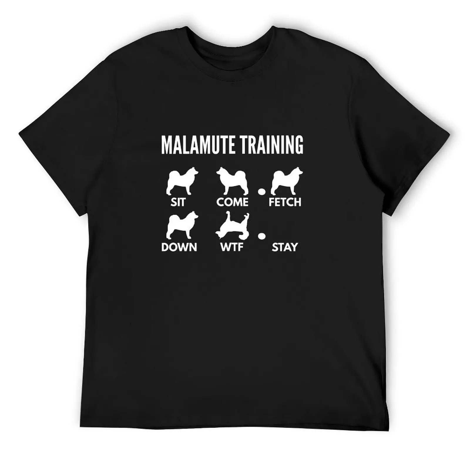 Malamute Training - Alaskan Malamute Tricks T-Shirt vintage graphic tee for a boy mens graphic t-shirts pack