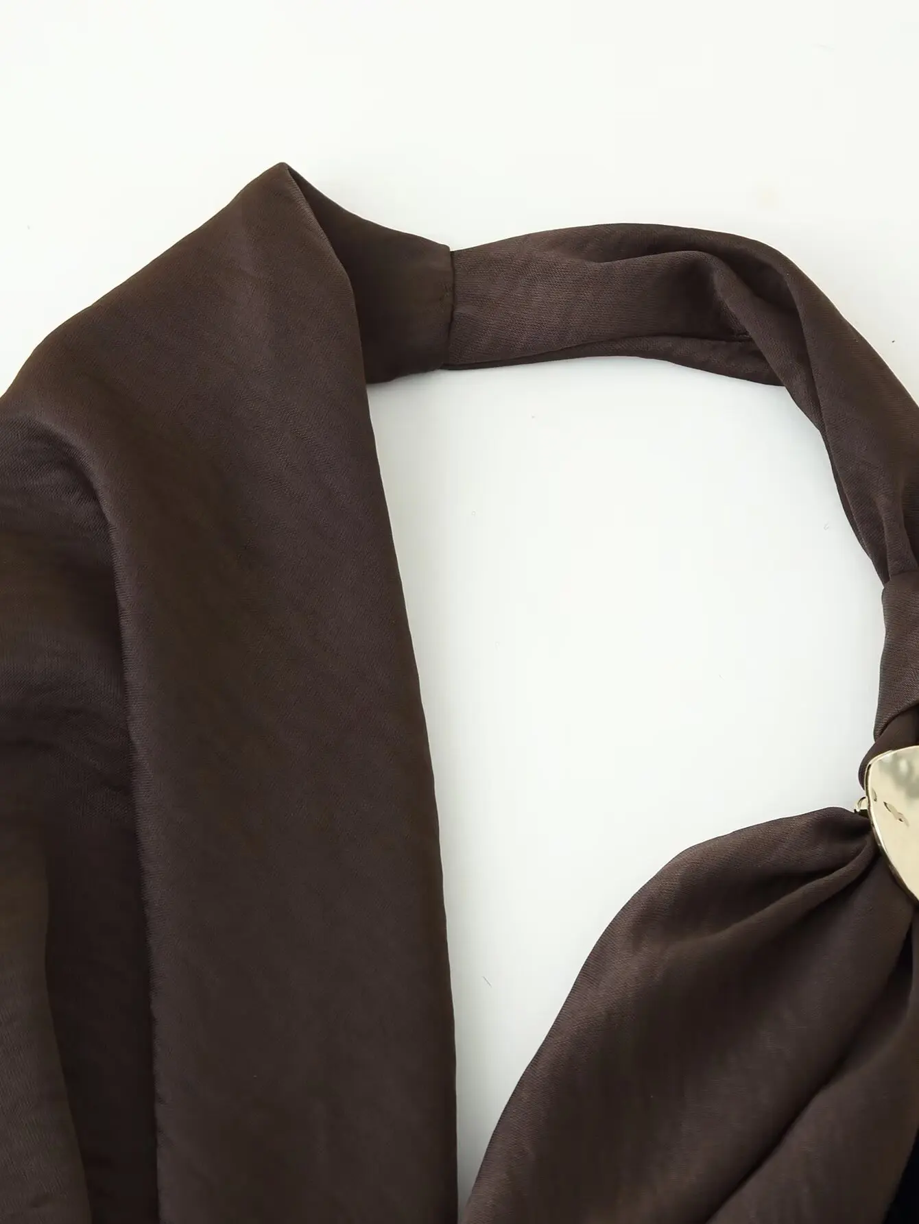 2025 가을 신상품 새틴 여성 파티 드레스 슬림 스트랩 브이넥 민소매 백리스 피티드 A라인 미디 드레스