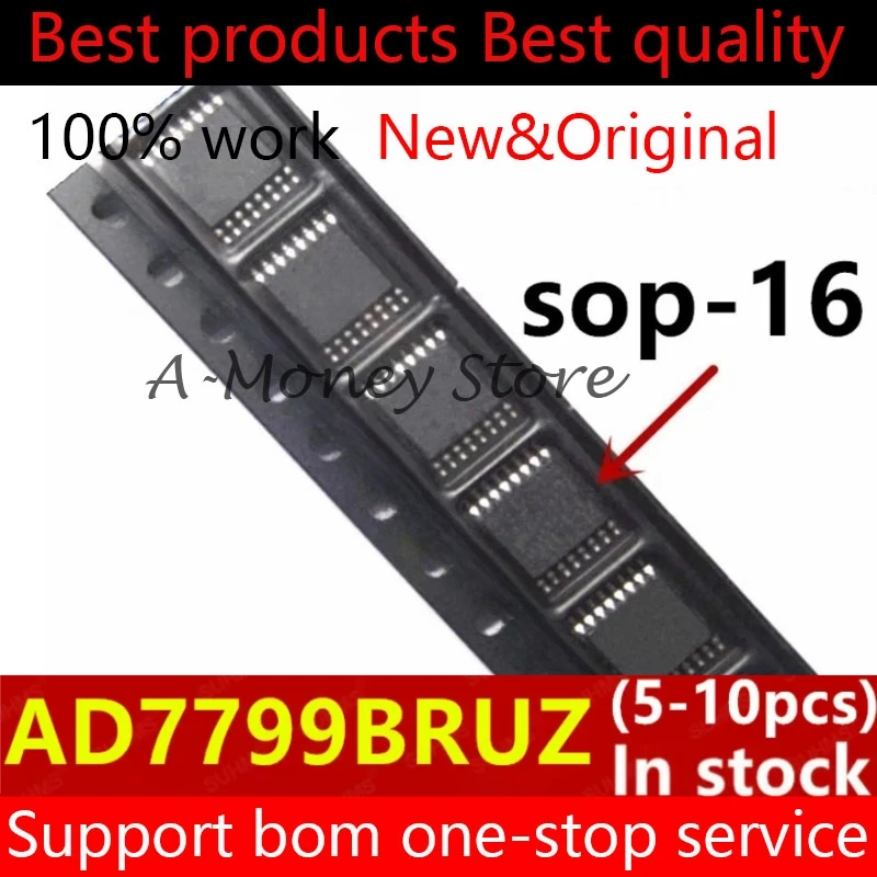 

(5-10pcs)AD7799 BRUZ AD7799BRUZ sop-16