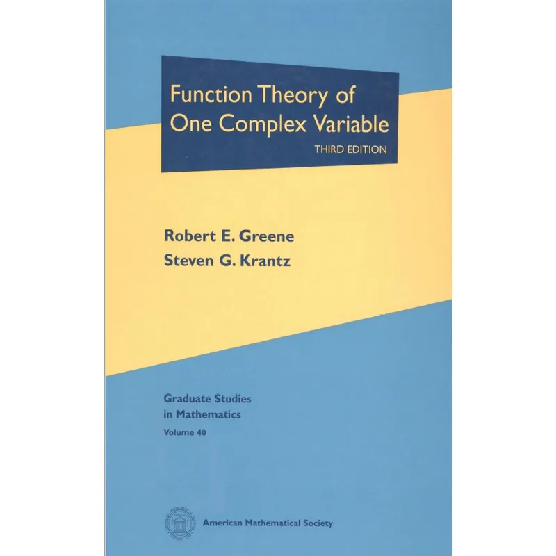 Function Theory Of One Complex Variable