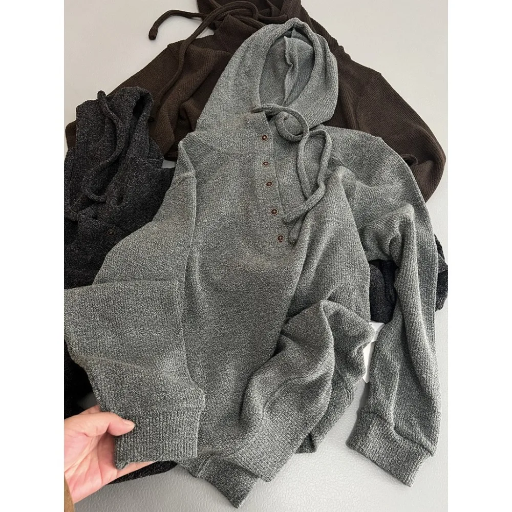 سترات تيسكو المحبوكة ذات القلنسوة متعددة الألوان - محبوكة ناعمة، ملابس يومية كاجوال للرجال والنساء