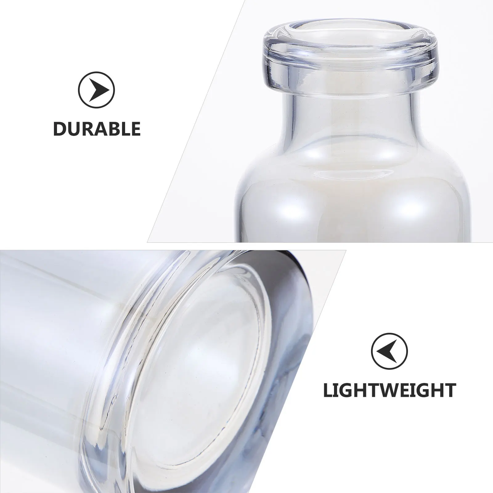 

Cylinder Vases Floor Home Decor Large Clear Hydroponic Propagating for Plants Flower