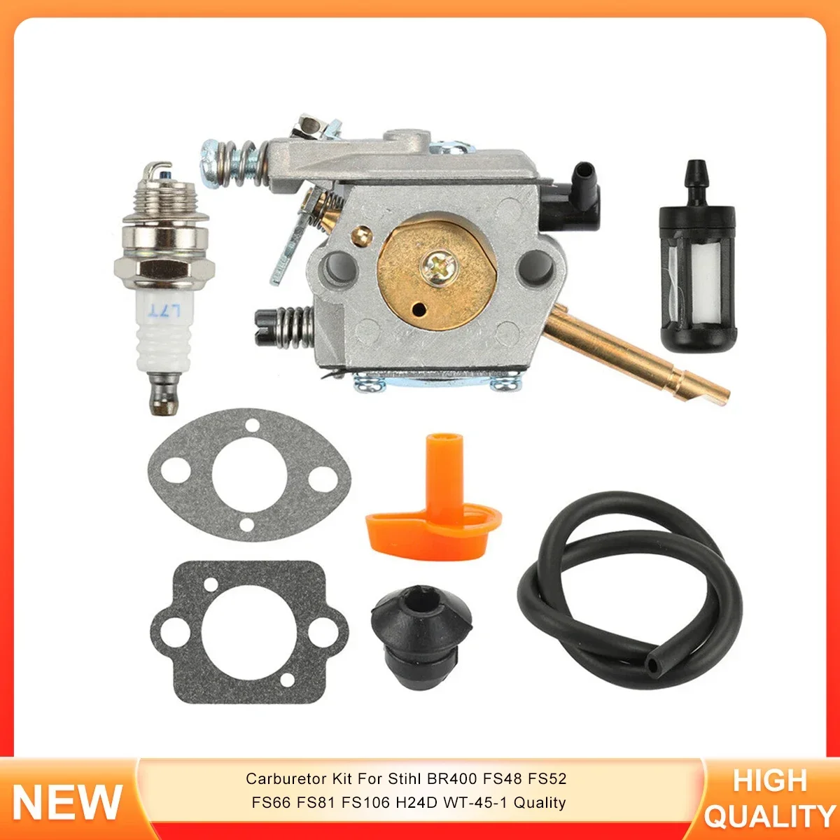 

Комплект карбюратора для Stihl BR400 FS48 FS52 FS66 FS81 FS106 H24D WT-45-1 Качество