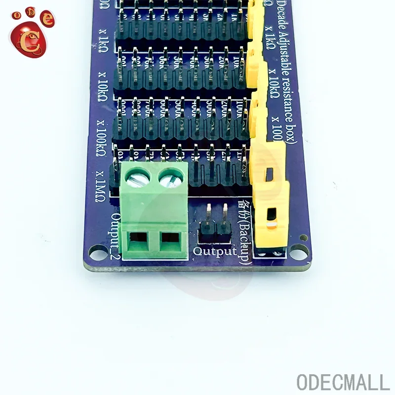 7 Seven Decade 0R - 900000R Programmable Adjustable SMD Resistor Slide Resistor Board Step Accuracy 1R 1% 1/2 Watt Module 200V