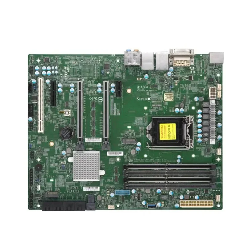 X11SCA FOR Supermicro 8th/9th generation LGA-1151 PIN C246 DDR4-2666MHZ i9/i7/i5/i3 processor Tested Well bofore shipping