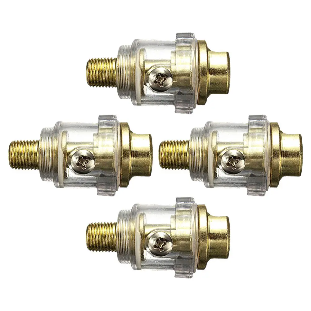 

Комплект из 4 пневматических мини-смазчиков для мастерских, компактный встроенный инжектор масла, алюминиевый корпус