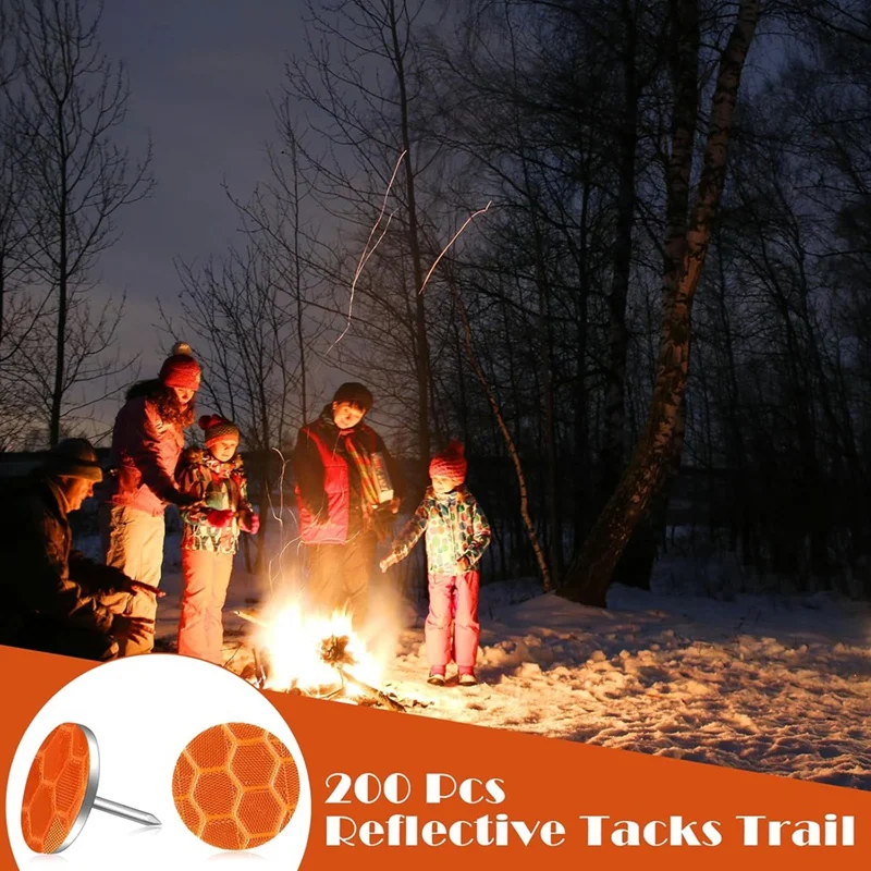 Reflective Tacks Trail Marking Tacks Reflective Trail Tacks Glow Tacks Reflective Trail Markers Reflective Thumb Tacks