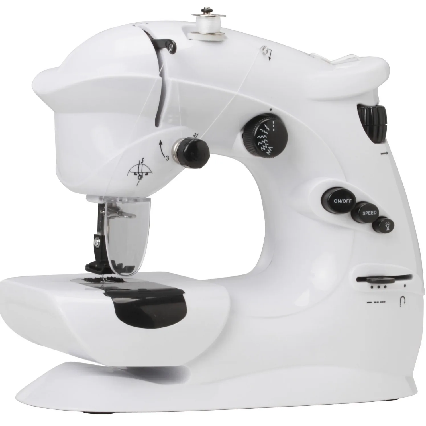 UFR-403 Household Sewing Machine, Mini Multifunctional Fully Automatic, Thick-Fabric Capable, Micro Desktop Sewing Machine