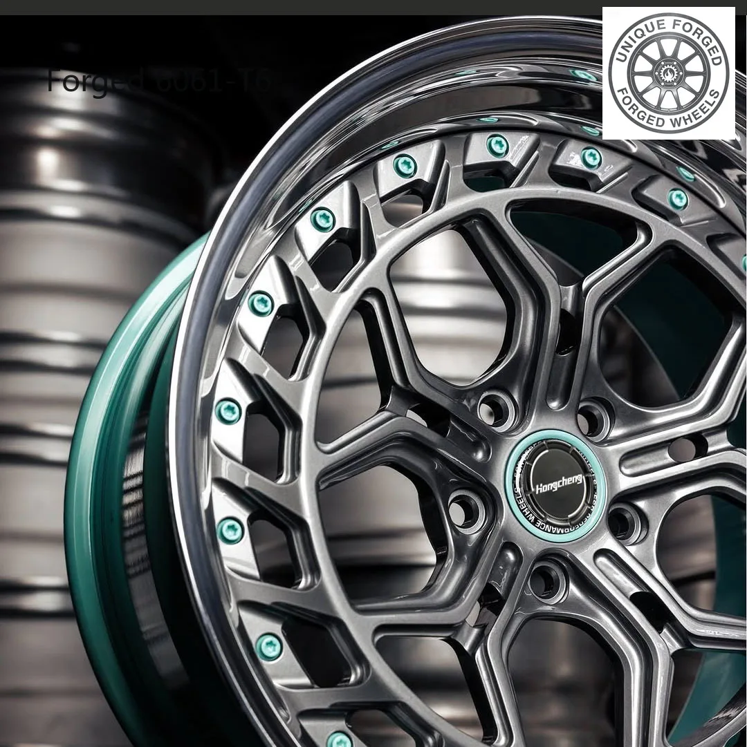 

26 Style 15-24 Inch 5x120 5x130 6x139.7 2 Piece Deep Concave Forged Alloy Chrome Staggered Wheels