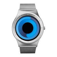 SINOBI Creative Men Women's Quartz Watch Mesh Strap Black Sports Wristwatches Geneva Fashion Watches Relogio Feminino Waterproof