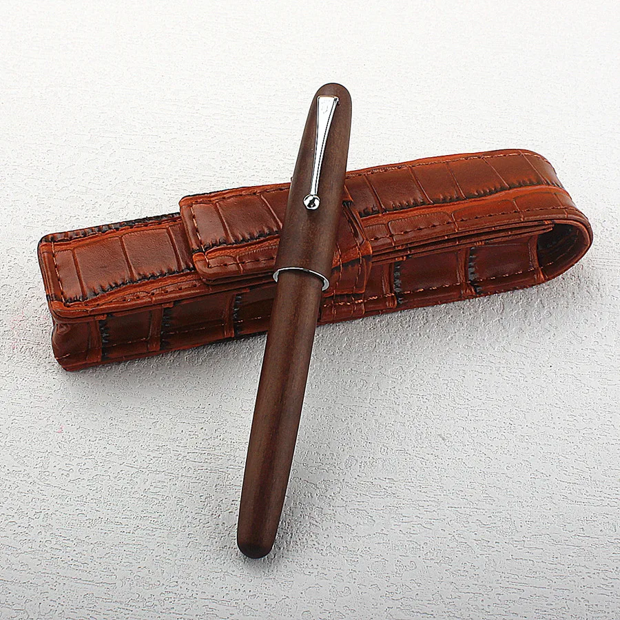 

Перьевая ручка JINHAO 9035, ручка для офиса, бизнес-подарок из натурального палисандра EF/F/наконечника