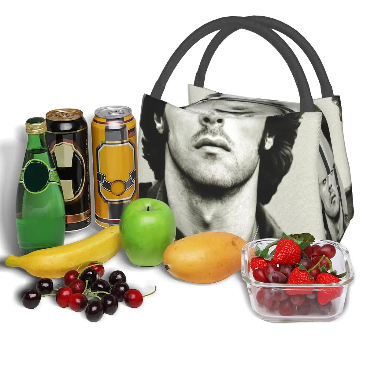 First Blood John J Mug Shot 10-22-1982 Portable insulation bag for Cooler Food Office Pinic Container