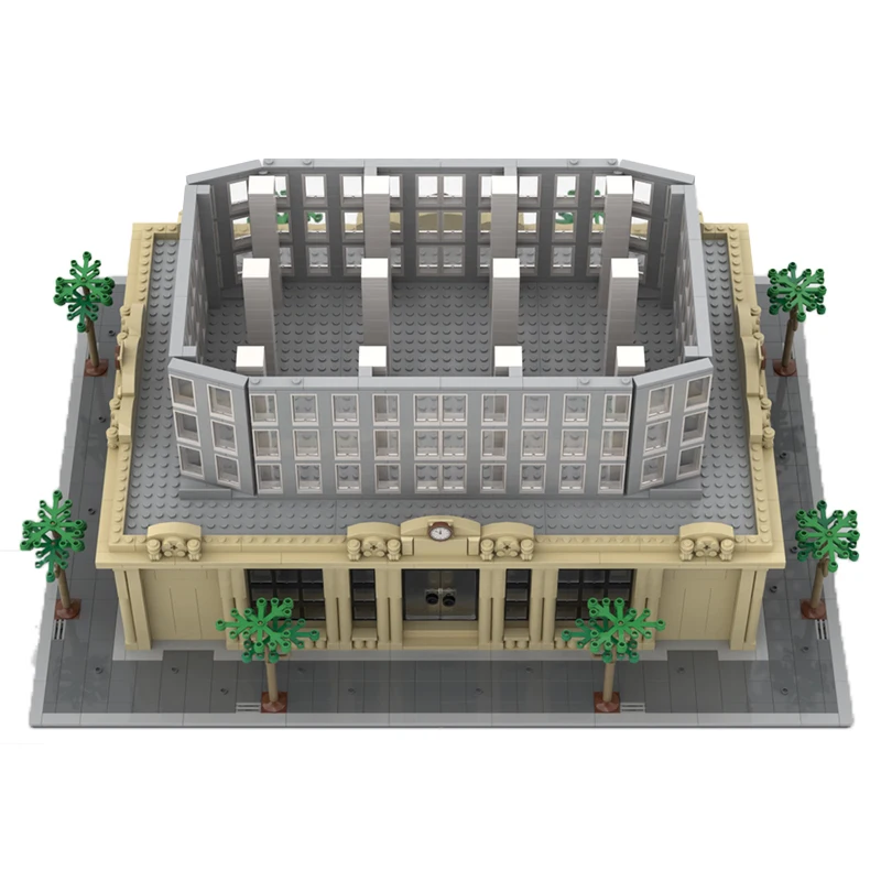 MOC فيلم الخيال العلمي وحدات العمارة سلسلة الانتصاب تقنية البناء تجميع بنة نموذج ألعاب ألغاز الطوب