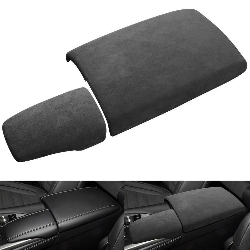 

Luxury Suede Black Console Central Armrest Case Lid Cover for LEXUS RX-RX300,RX350,RX450h 2016 2017 2018 2019 2020 2021 2022