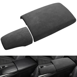 Luxury Suede Black Console Central Armrest Case Lid Cover for LEXUS RX-RX300,RX350,RX450h 2016 2017 2018 2019 2020 2021 2022