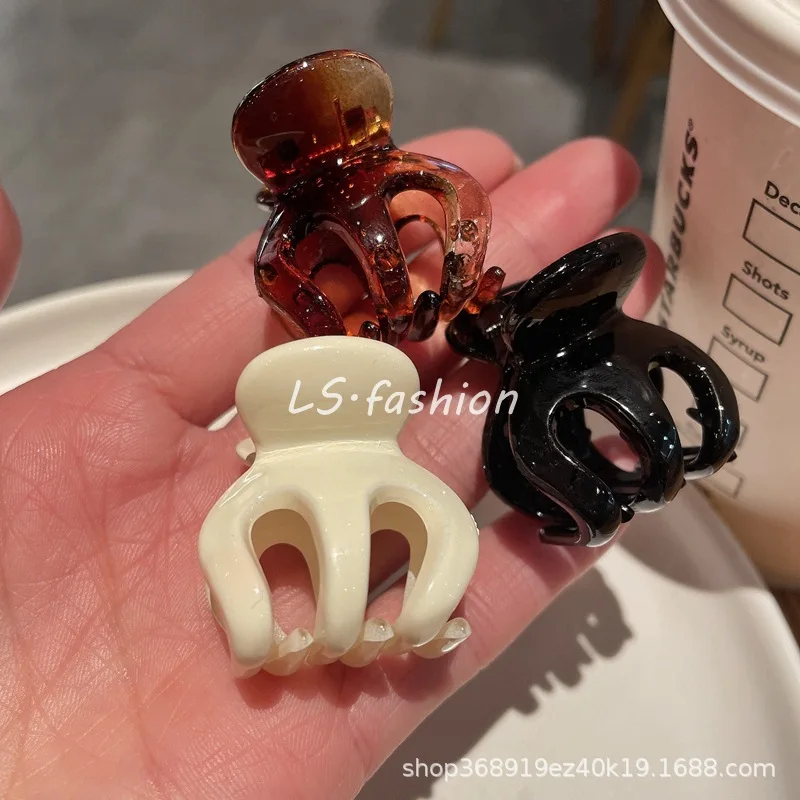 Südkorea der einfache reine mini blume fangen mädchen shark clip netto rot haar clip fangen clip großhandel kopfschmuck haar zubehör