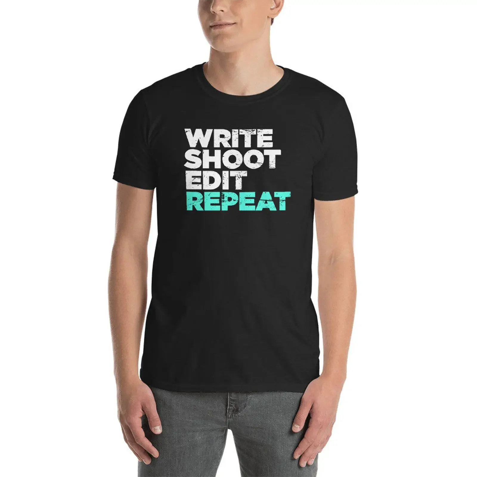 Filmmaker T Shirt Film Director Writer amp Editor  vintage Washed Top For Everyday Wear Unisex Comfortable Stylish graphic Soft