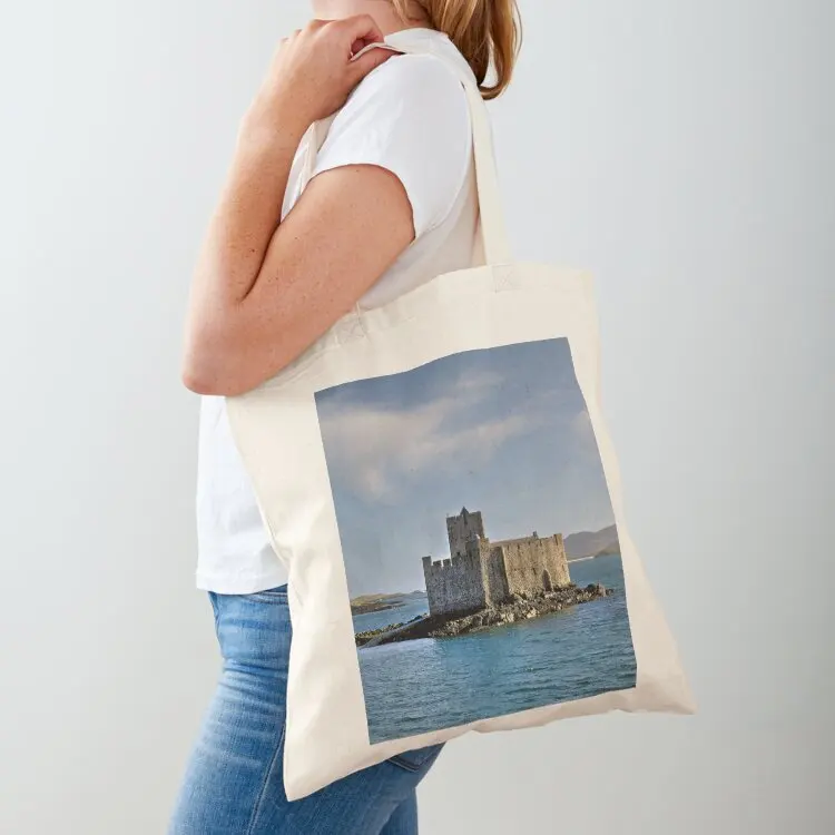 

Kisimul Castle, Isle of Barra, Scotland. Tote Bag bags luxury women tote bag canvas canvas shopping bag Fabric