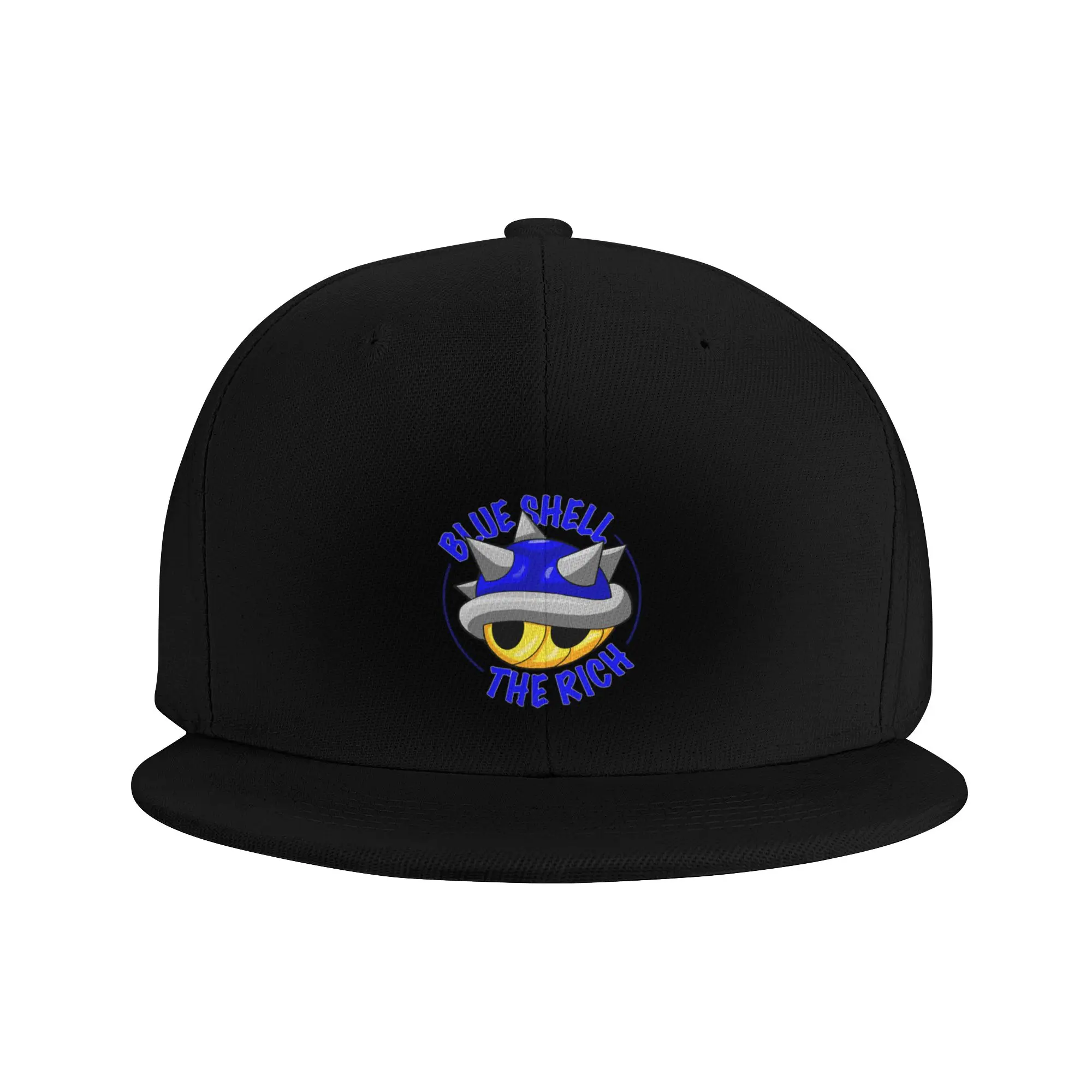 Fashion Blue Shell the rich Flat Brim Sun Hat  Baseball Cap Men's Cap