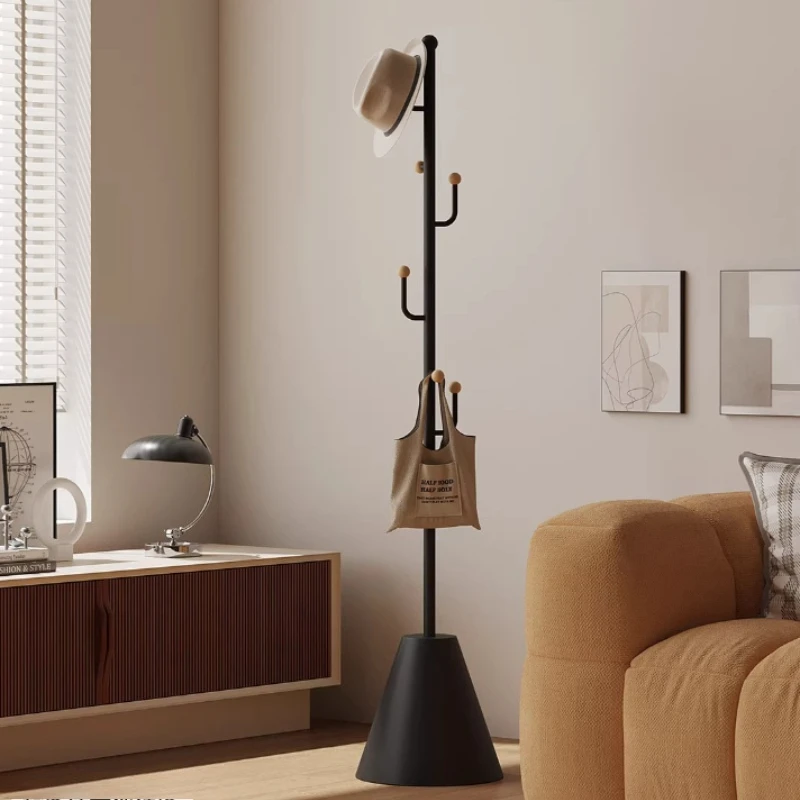 Nordic Style Coat Rack Single Rod Floor Standing Clothes Stand Light Luxury Iron Garment Hanger