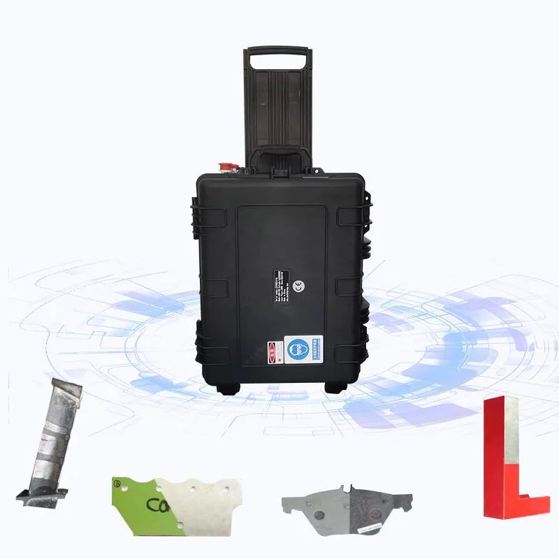 500w Portable Suitcase Pulsed Laser Cleaner Machine Laser Rust Removal Metal Wood Laser Cleaning Machine