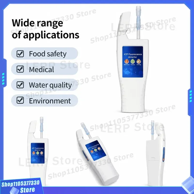 Portable ATP Bacteria Detection Meter Handheld Automatic Lithium Battery Water Quality Tester High Accuracy Fast Result