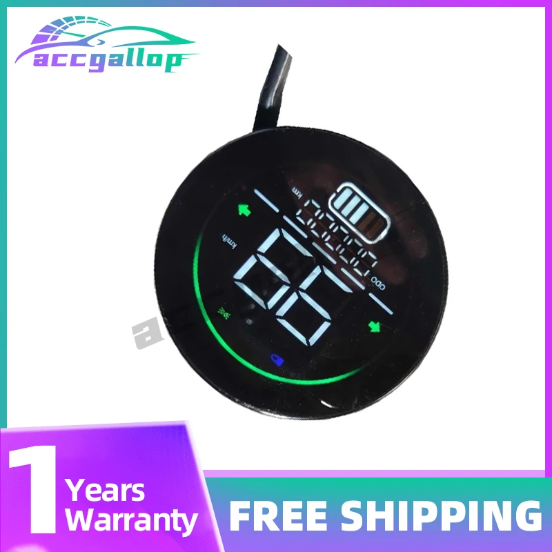 Electric Bike Speedometer Scooter Dashboard Indicator 48V 60V 72V Lead-Acid Battery LED Instrument Display