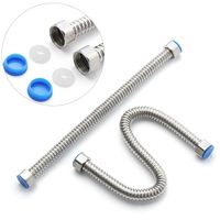 10/30/40/50/60cm Bathroom Faucet Toilet Hose Stainless Steel Corrugated Pipe Heater Connector Plumbing Supply Hose Water Tube