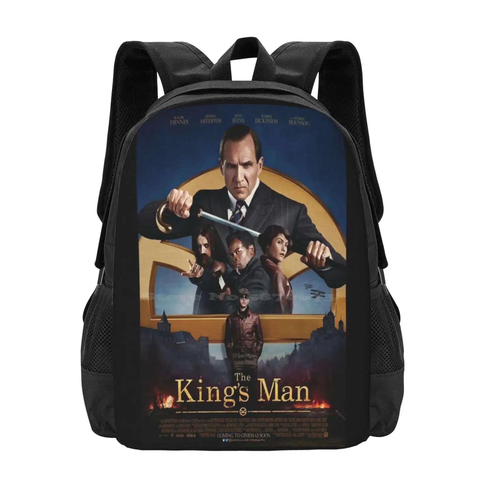 King'sman (2021) スクールバッグトラベルラップトップバックパックバイキングマン2021