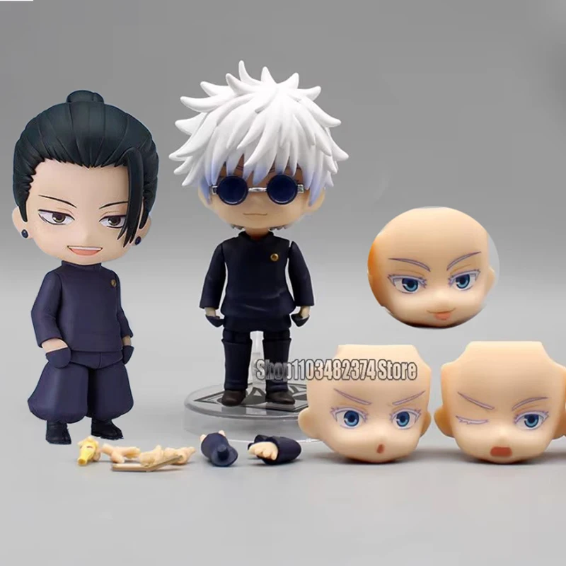 

10cm Anime Jujutsu Kaisen Figurine Kawaii #2205 GSC Satoru Gojo Figure Q Doll #2206 Geto Suguru Action Figures PVC Cartoon Toys