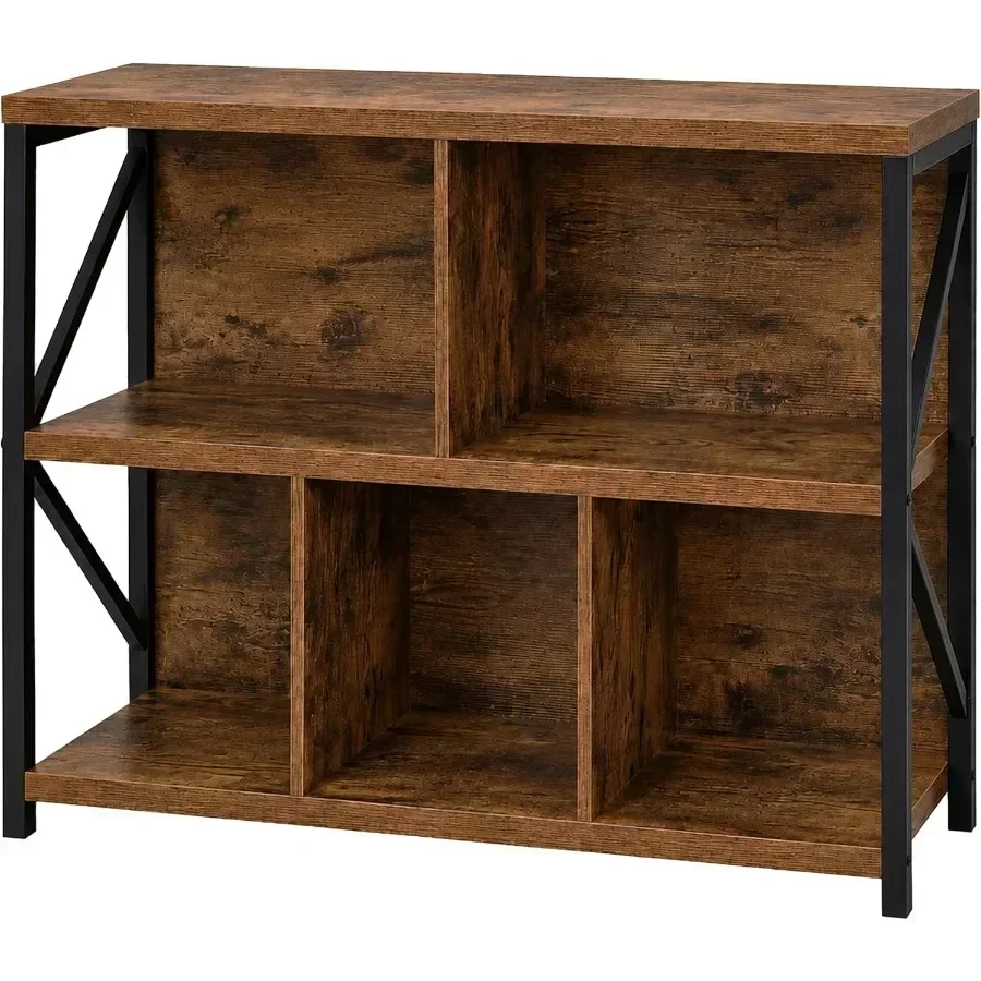 5 Cube Storage Organizer Bookshelf, Horizontal 40