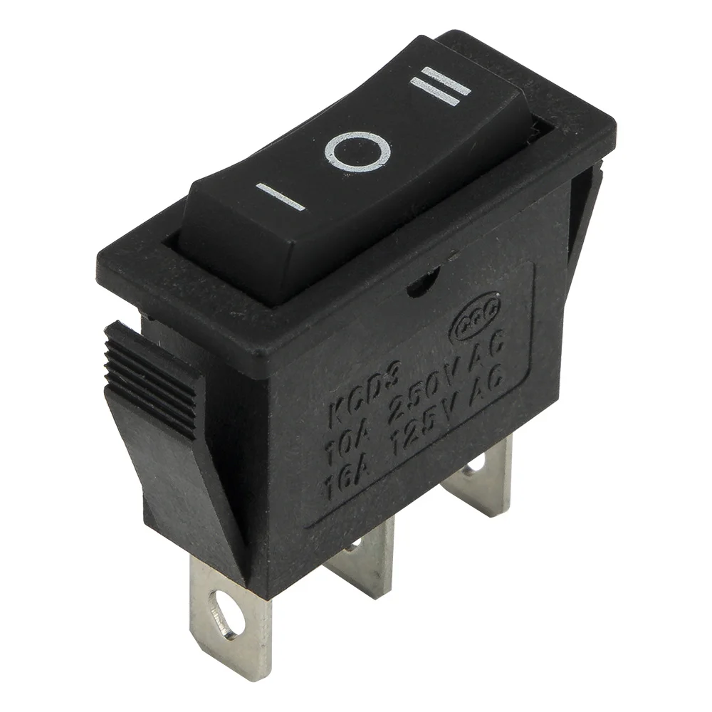 5 Stks/partij KCD3-103 Perforeren 26X11 Mm 3 Pin On-Off-On Boot Rocker Switch Schakelaar