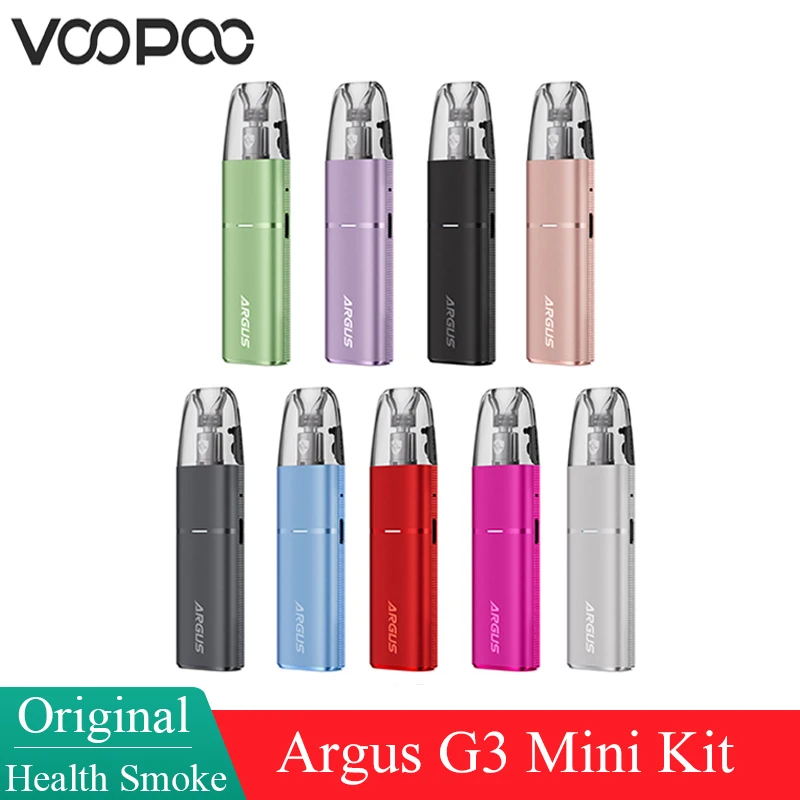 

Original VOOPOO Argus G3 Mini Kit 1350mAh Battery 3ml Argus Top Fill Cartridge V2 0.7ohm Electronic Cigarette Vaporizer