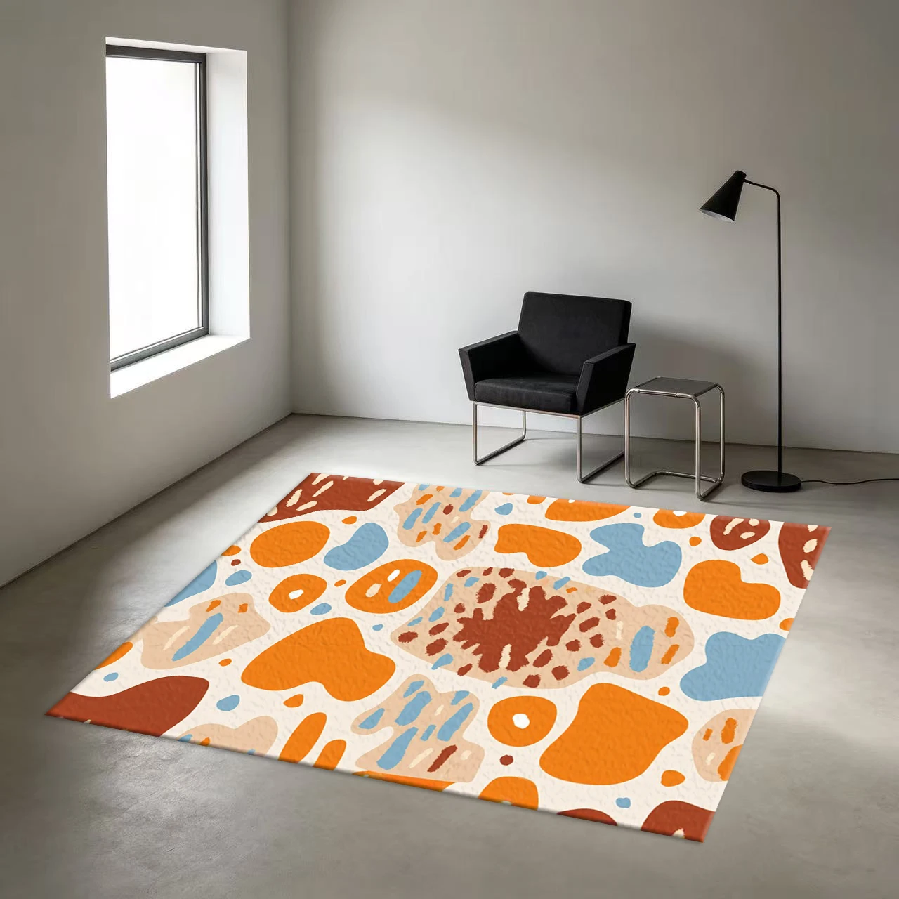 Retro nieregularny dywan z abs – Printed Rug Abstract recenzja i cena