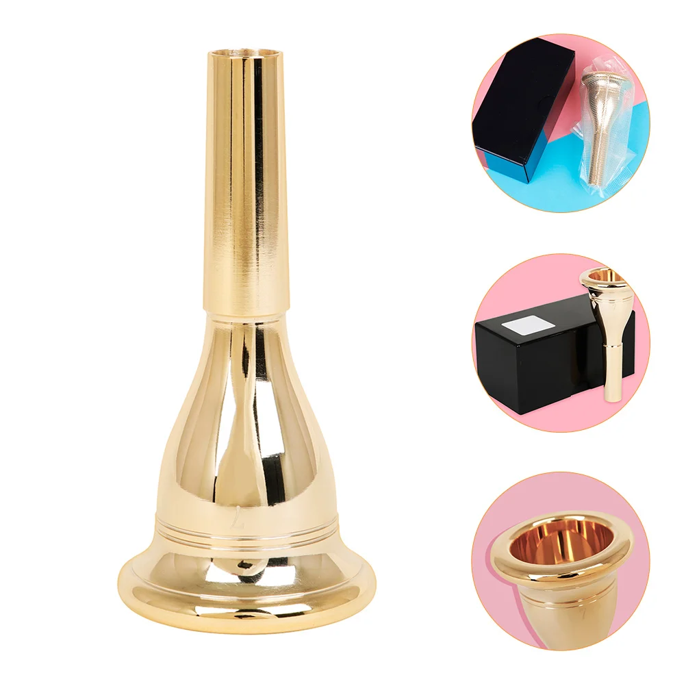 

Large Mouthpiece Instruments Tuba Accessories Replacement Accessory Gold Plated Brass Part