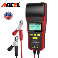 ANCEL BST500 12V 24V Automotive Battery Load Tester& Printer 100-2000 CCA Car Battery Analyzer Auto Cranking Charging System