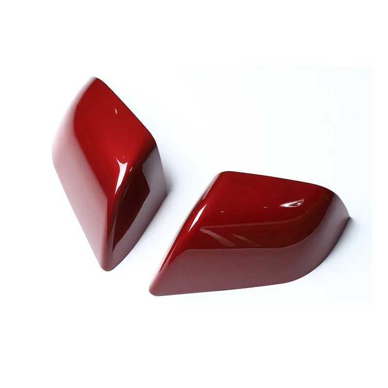 

For Tesla 2021-2025 Model 3 Highland Rear View Mirror Shell Replacement Cover Rearview Mirror Caps Replace Part red